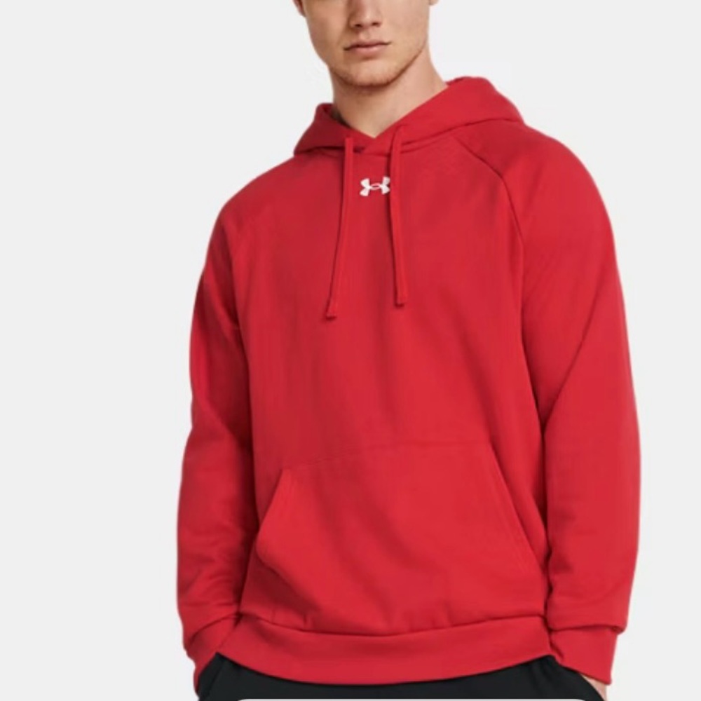 Under Armour Men's Bold Red Pullover Hoodie